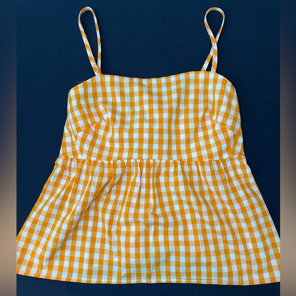 Re-imagined by J Crew orange tank size 0